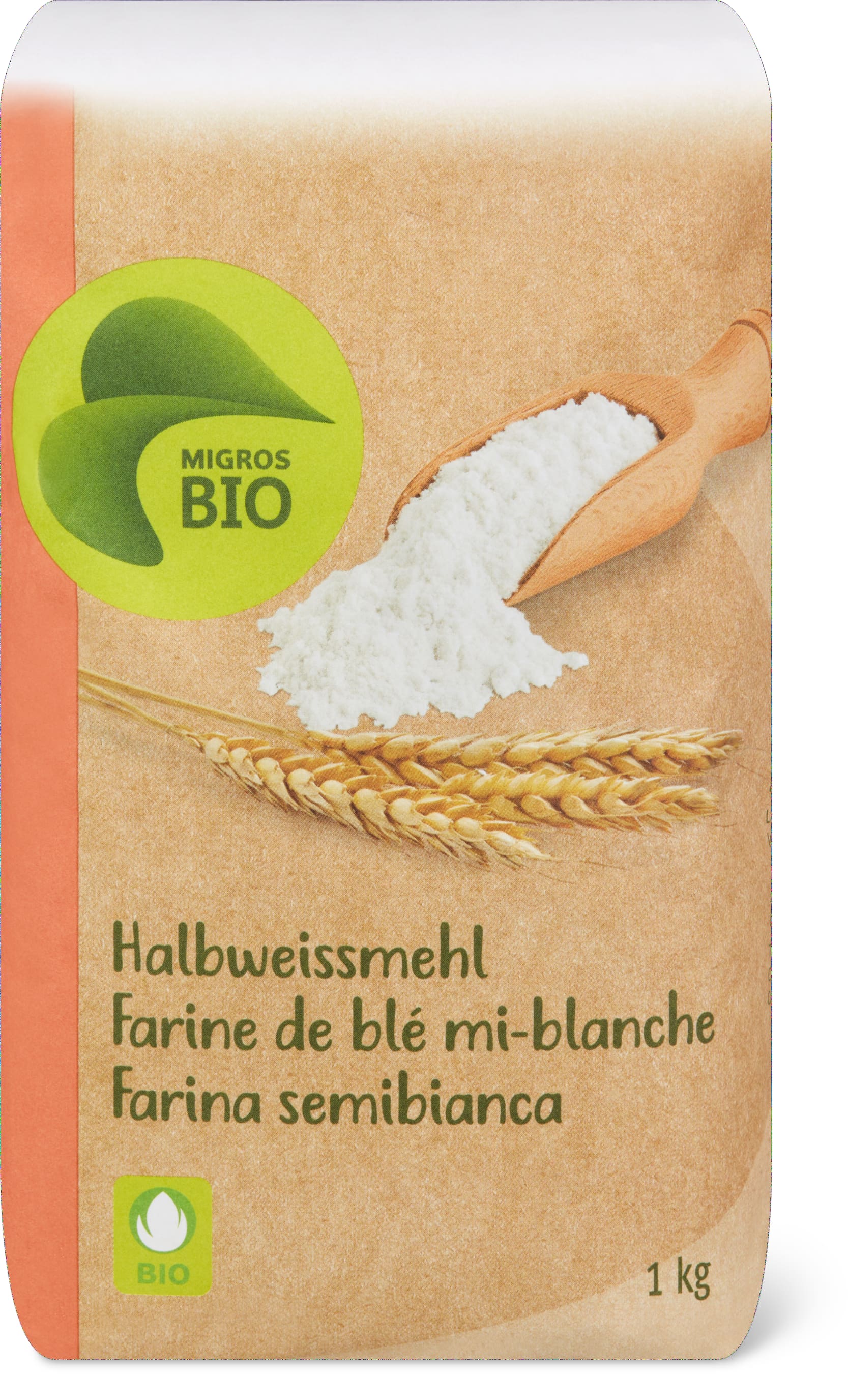 Farine de blé mi-blanche